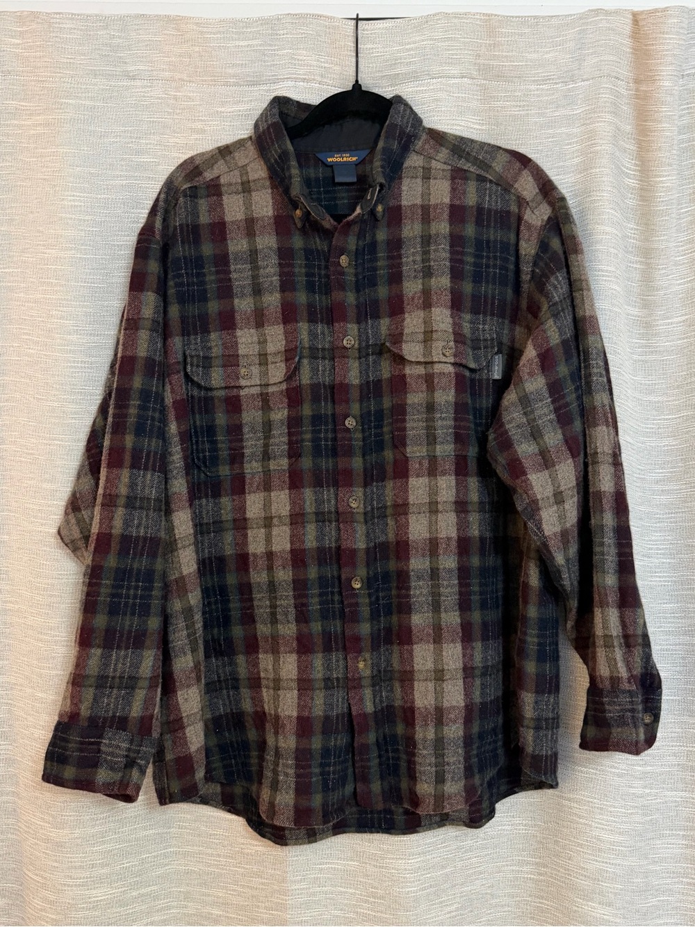 Vintage Woolrich Button-Down Flannel Shirt